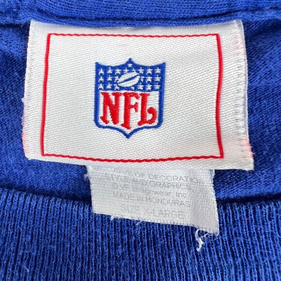 Vintage 2006 Detroit 40th Super Bowl T Shirt Mens XL Blue Long Sleeve Blue NFL - Picture 6 of 6